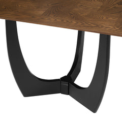 Wrenly Walnut 94" Dining Table - Ornate Home
