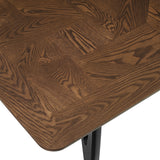 Wrenly Walnut 94" Dining Table - Ornate Home