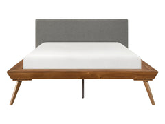 Wrenn Chestnut / Dark Gray Full Platform Bed - Ornate Home