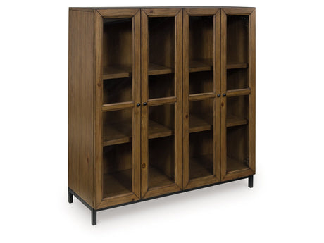 Wrenridge Gray Brown Accent Cabinet (Online Special Price) - Ornate Home