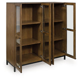Wrenridge Gray Brown Accent Cabinet (Online Special Price) - Ornate Home