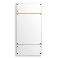 Wrenton Brass Rectangular Mirror - Ornate Home