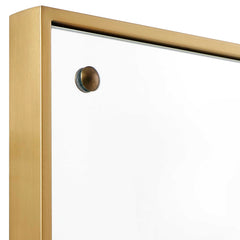 Wrenton Brass Rectangular Mirror - Ornate Home