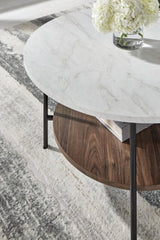 Wrenwich Brown/Black/White Occasional Table Set (Set of 3) (Online Special Price) - Ornate Home