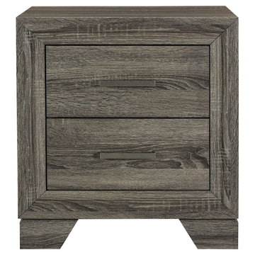 Wright Brown Oak 4-piece California King Bedroom Set - Ornate Home