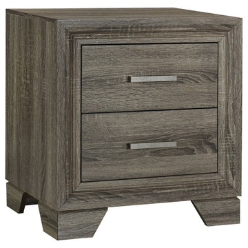 Wright Brown Oak 4-piece Queen Bedroom Set - Ornate Home