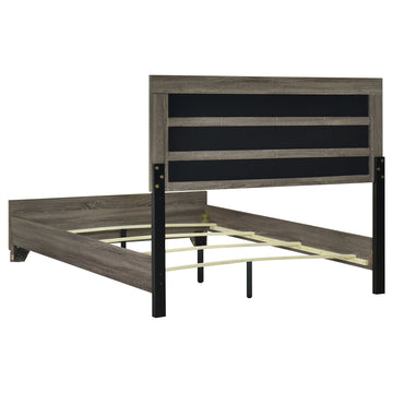 Wright Brown Oak 5-piece California King Bedroom Set - Ornate Home