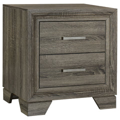 Wright Brown Oak 5-piece Queen Bedroom Set - Ornate Home