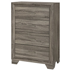 Wright Brown Oak Chest - Ornate Home