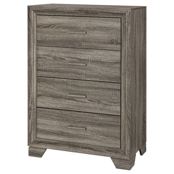 Wright Brown Oak Chest - Ornate Home