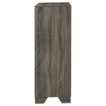 Wright Brown Oak Chest - Ornate Home