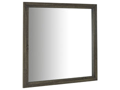 Wright Brown Oak Dresser Mirror - Ornate Home