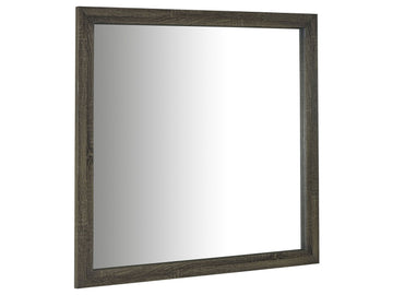 Wright Brown Oak Dresser Mirror - Ornate Home