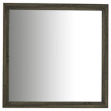 Wright Brown Oak Dresser Mirror - Ornate Home