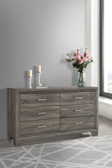 Wright Brown Oak Dresser - Ornate Home