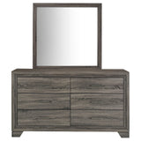 Wright Brown Oak Dresser and Mirror - Ornate Home