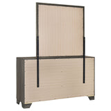 Wright Brown Oak Dresser and Mirror - Ornate Home