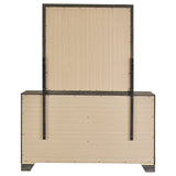 Wright Brown Oak Dresser and Mirror - Ornate Home