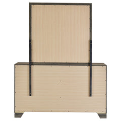 Wright Brown Oak Dresser and Mirror - Ornate Home