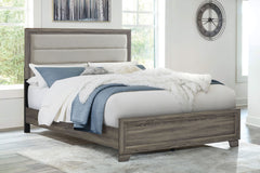 Wright Brown Oak Eastern King Panel Bed - Ornate Home