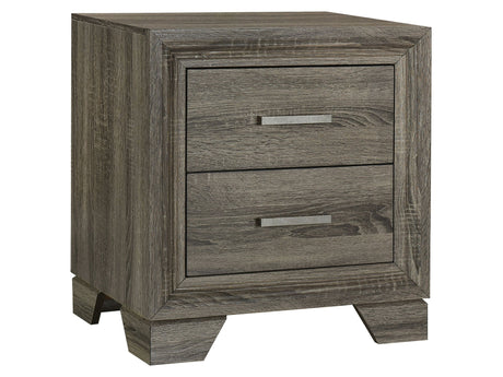 Wright Brown Oak Nightstand - Ornate Home