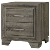 Wright Brown Oak Nightstand - Ornate Home