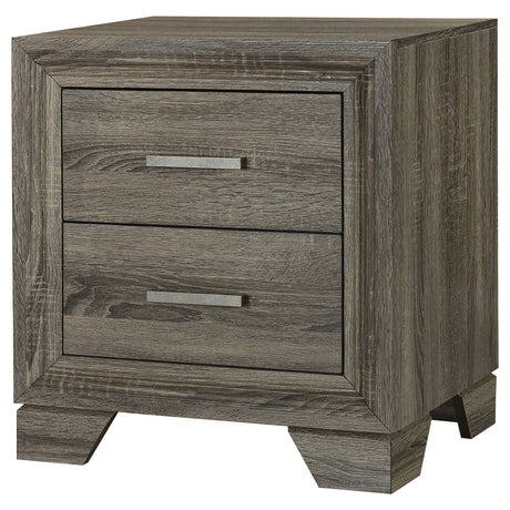 Wright Brown Oak Nightstand - Ornate Home