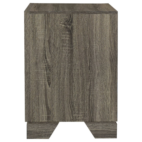 Wright Brown Oak Nightstand - Ornate Home