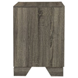 Wright Brown Oak Nightstand - Ornate Home