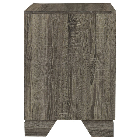 Wright Brown Oak Nightstand - Ornate Home