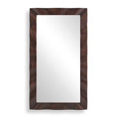 Wrinkle Woodtone Wavy Wood Mirror - Ornate Home