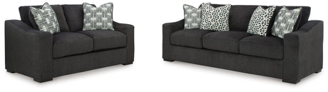 Wryenlynn Onyx Sofa and Loveseat - Ornate Home