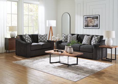 Wryenlynn Onyx Sofa and Loveseat - Ornate Home