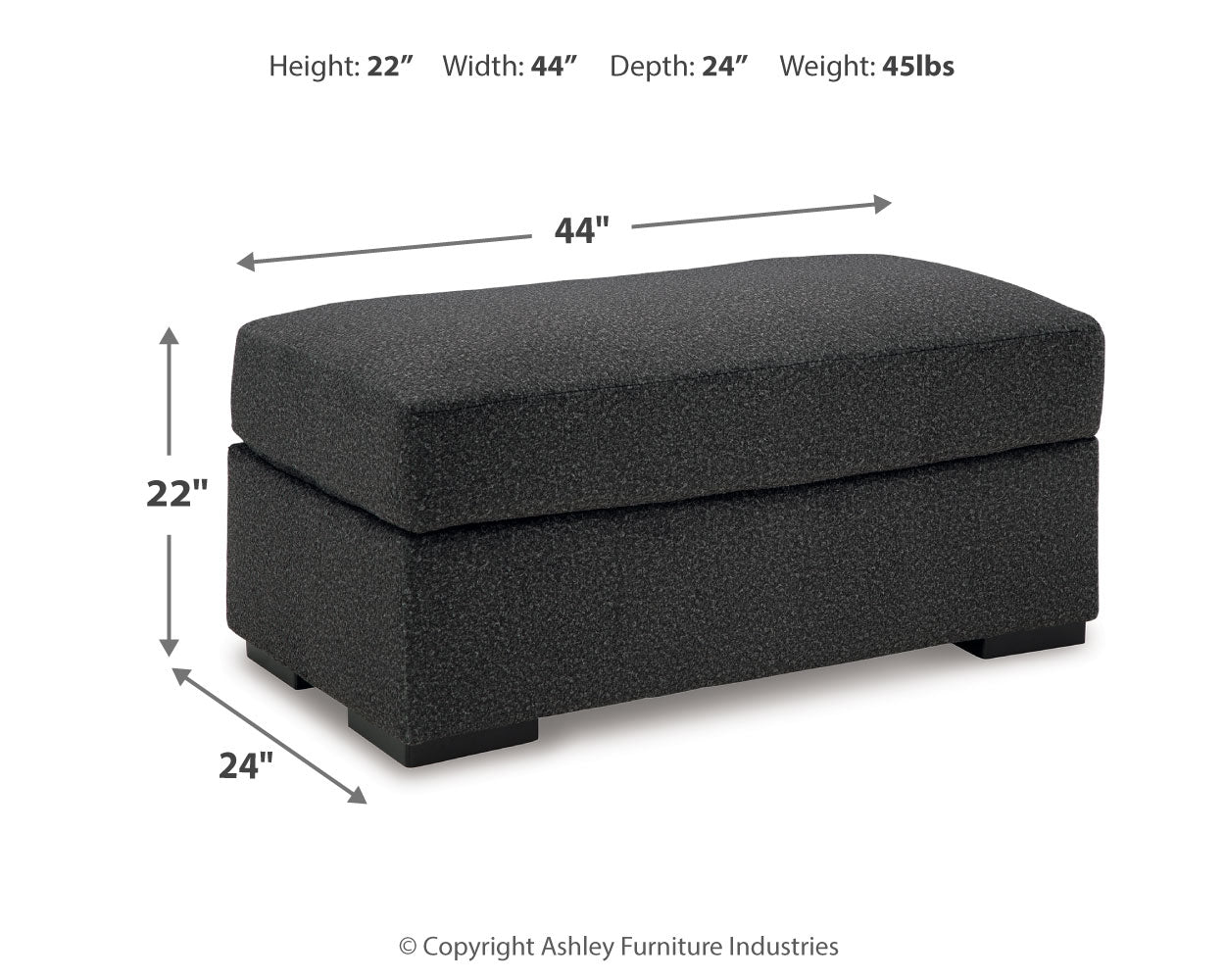 Wryenlynn Oversized Chair and Ottoman - Ornate Home