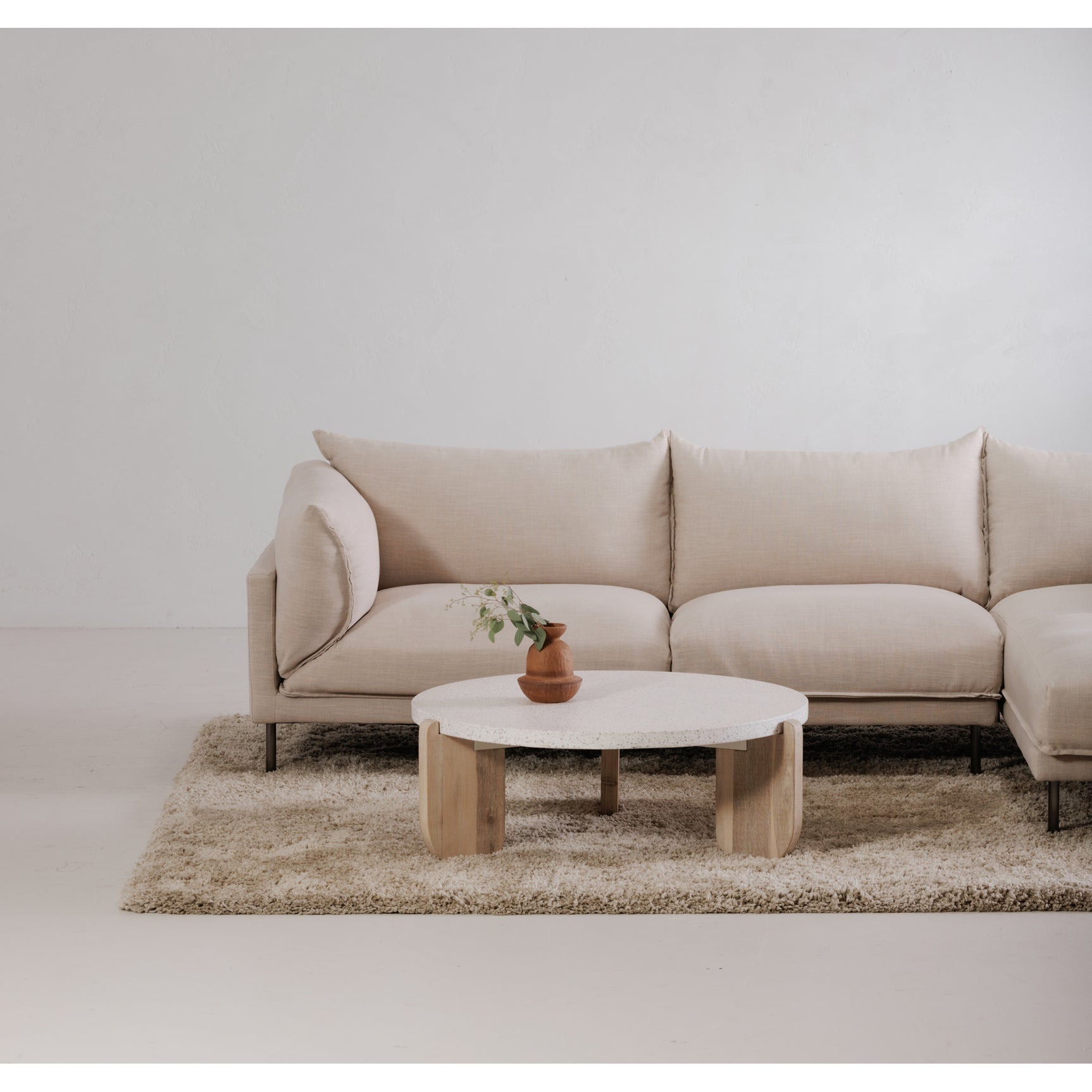 Wunder White Coffee Table - Ornate Home