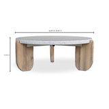 Wunder White Coffee Table - Ornate Home