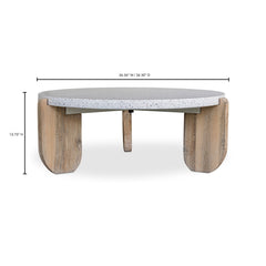Wunder White Coffee Table - Ornate Home