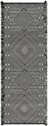 Wundowie Black&Ivory Diamond Wool Rug - Clearance - Ornate Home