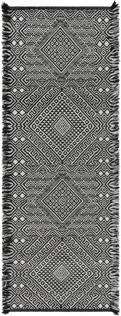 Wundowie Black&Ivory Diamond Wool Rug - Clearance - Ornate Home