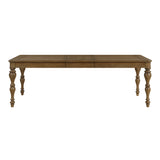 Wyatt Brown/Weathered White/Gray 5-Piece Dining Table Set - Ornate Home