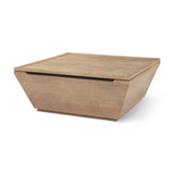 Wyatt Brown Wood Angular Coffee Table - Ornate Home
