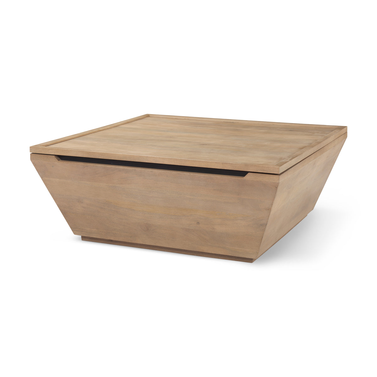 Wyatt Brown Wood Angular Coffee Table - Ornate Home