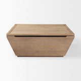 Wyatt Brown Wood Angular Coffee Table - Ornate Home