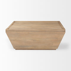 Wyatt Brown Wood Angular Coffee Table - Ornate Home