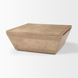 Wyatt Brown Wood Angular Coffee Table - Ornate Home
