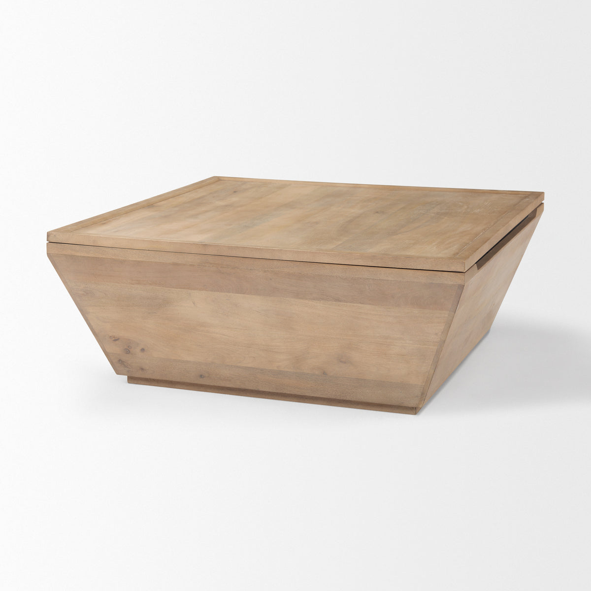 Wyatt Brown Wood Angular Coffee Table - Ornate Home