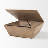 Wyatt Brown Wood Angular Coffee Table - Ornate Home