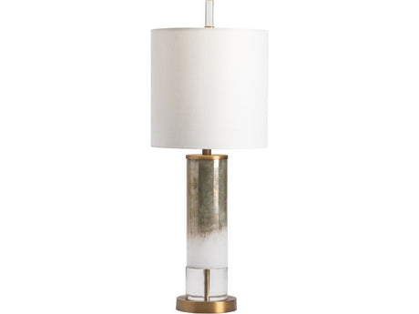 Wyatt Gold/White Table Lamp - Ornate Home