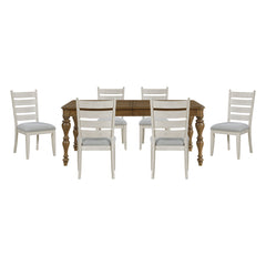 Wyatt Silver 7pc Dining Set - Ornate Home