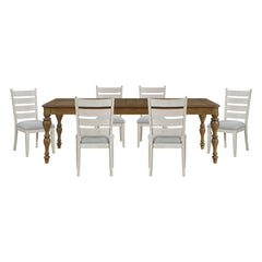 Wyatt Silver 7pc Dining Set - Ornate Home